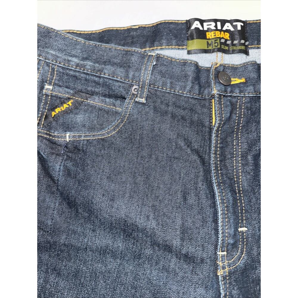 Ariat Rebar M5 Slim Straight Leg 36x34 Workwear Brand New Never Worn Without Tag - Picture 5 of 12